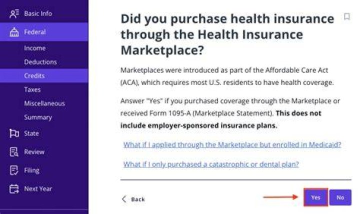 How do I enter my 1095 A on TaxAct?
