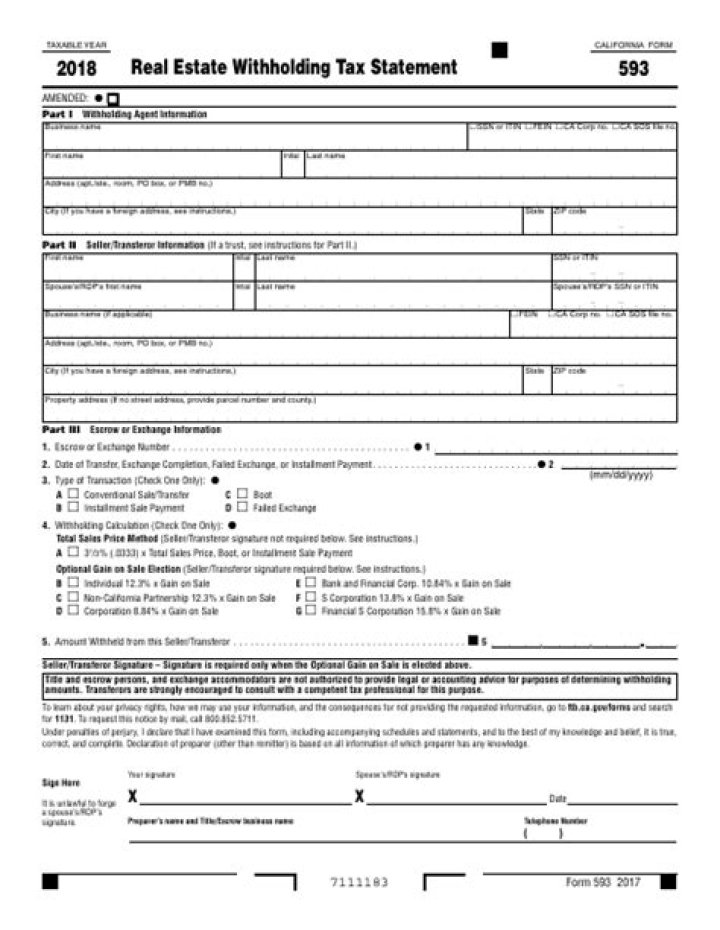 How do I file a California form 593?