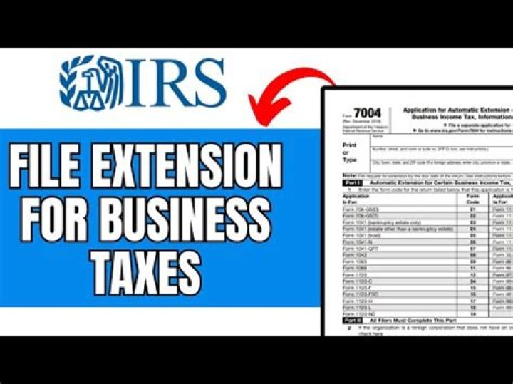 How do I file an extension for my business taxes online?