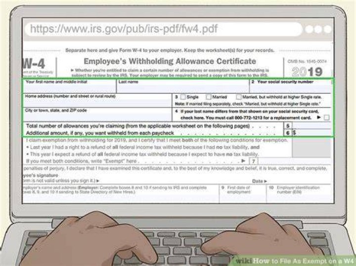 How do I file exempt on w4 in California?