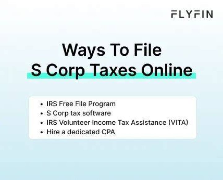 How do I file taxes for an S corp?