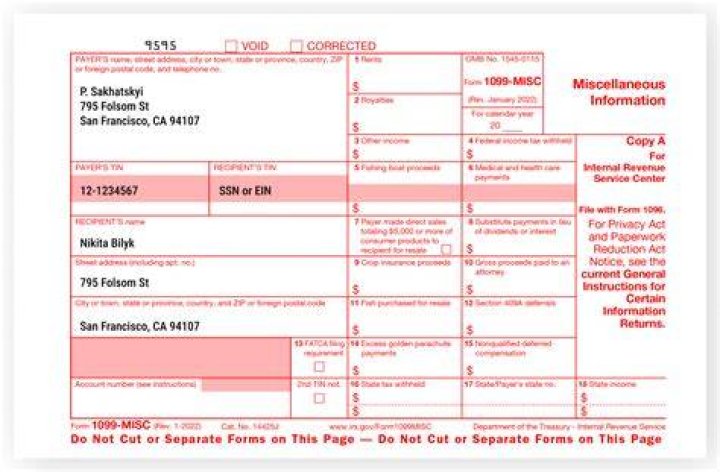 How do I fill out a 1099 form?