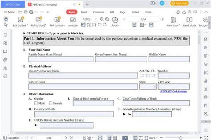 How do I fill out a form sent by email?