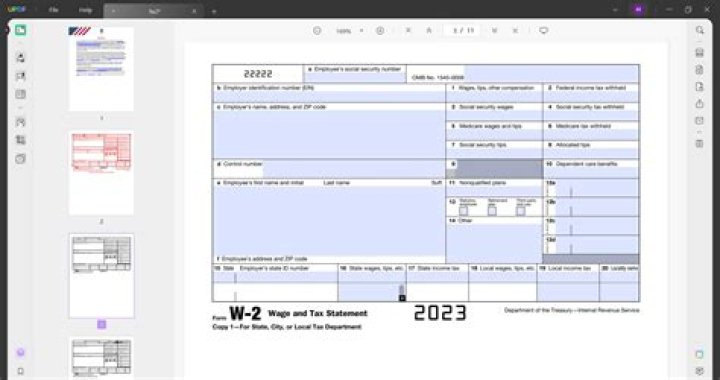 How do I fill out a W 2 form for an employee?