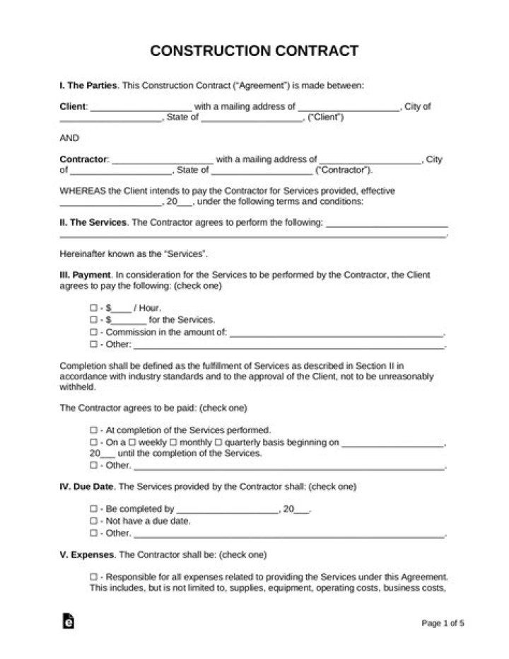 How do I find construction contracts?