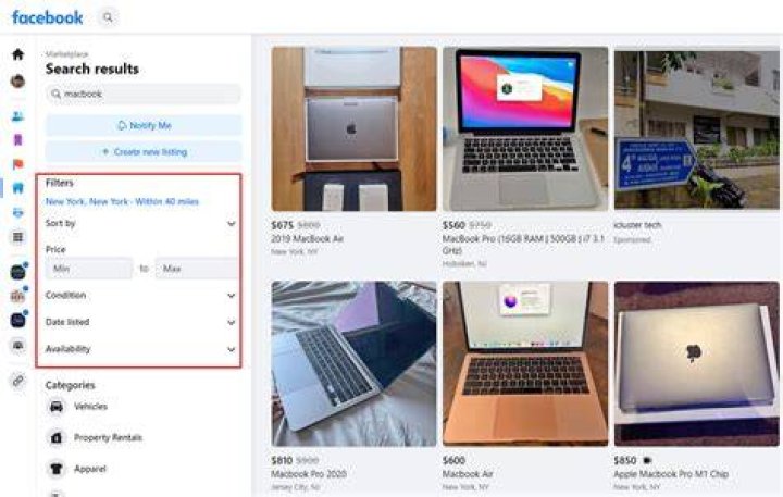 How do I find filters on Facebook?