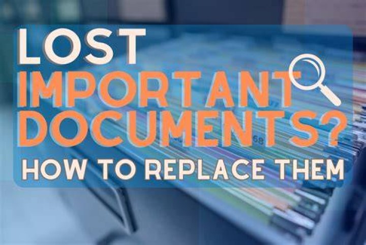 How do I find lost documents?
