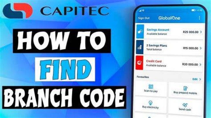 How do I find my capitec branch code?