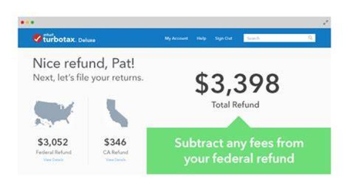 How do I find my exact refund amount on Turbotax?