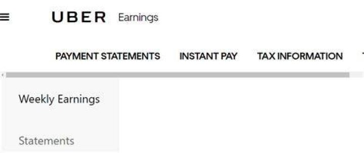 How do I find my Uber earnings for 2019?