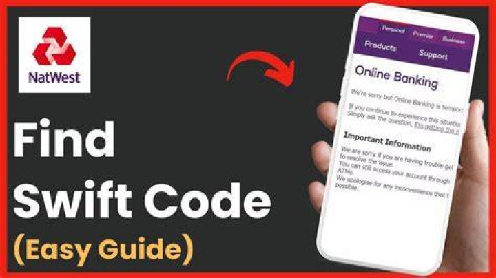 How do I find out my NatWest SWIFT code?
