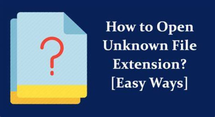 How do I find the unknown extension of a file?