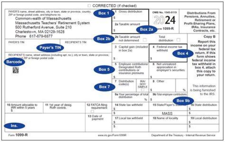 How do I get a copy of my 1099 R form?