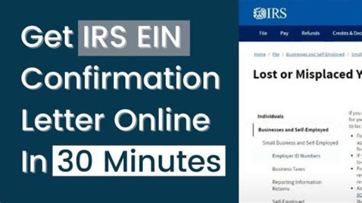 How do I get a copy of my EIN letter online?