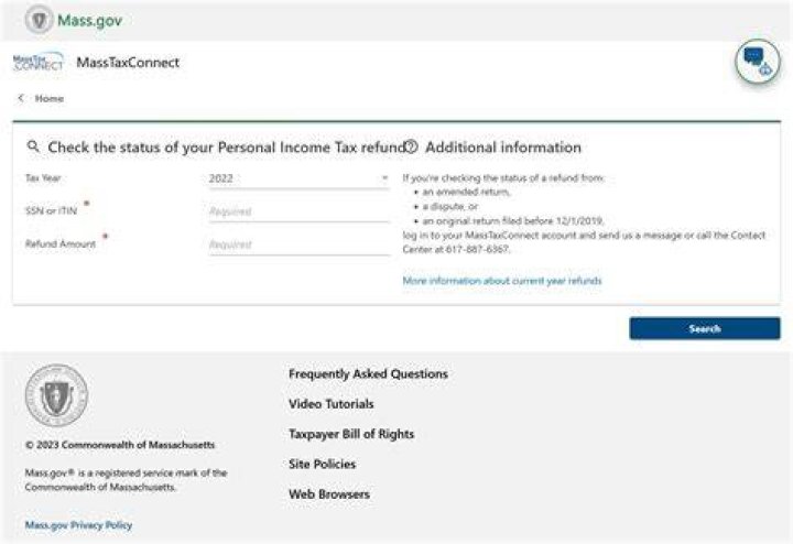 How do I get a copy of my Massachusetts tax return?