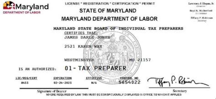 How do I get a Maryland tax license?