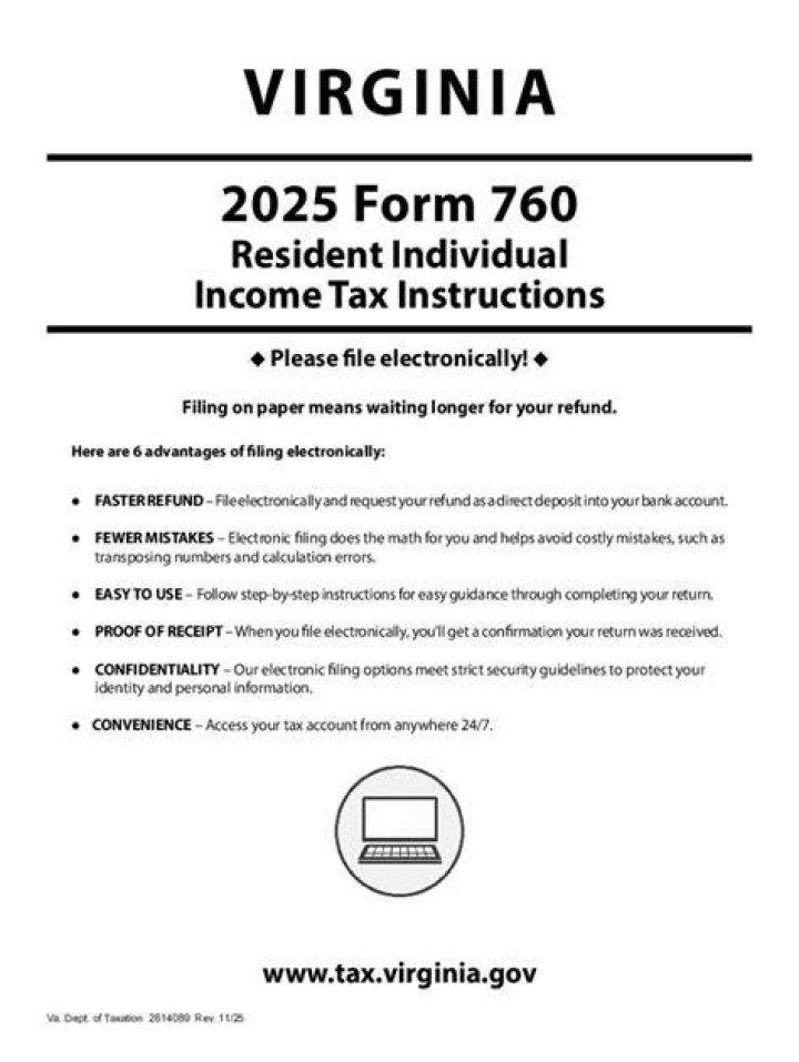 How do I get a Virginia form 760?