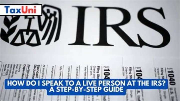 How do I get an IRS Live support?