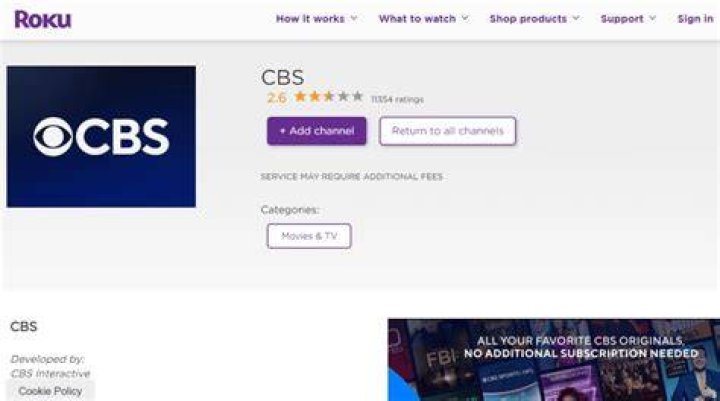 How do I get CBS All Access on Roku for free?