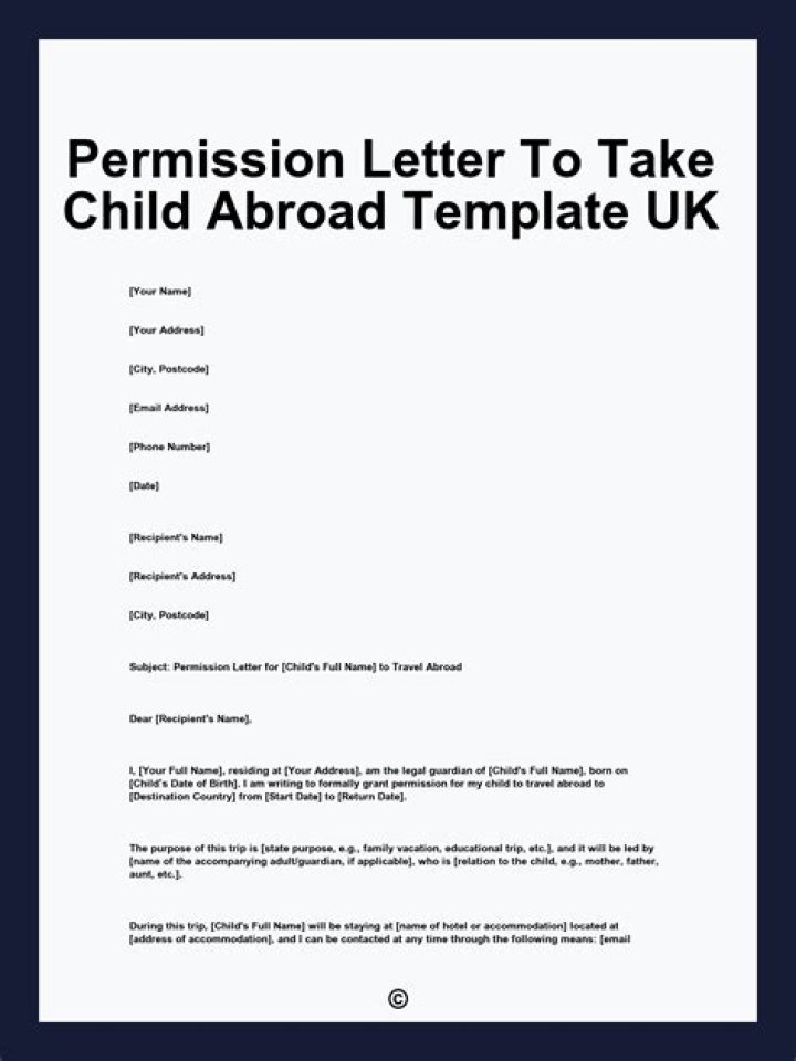 How do I get court permission to take my child abroad?