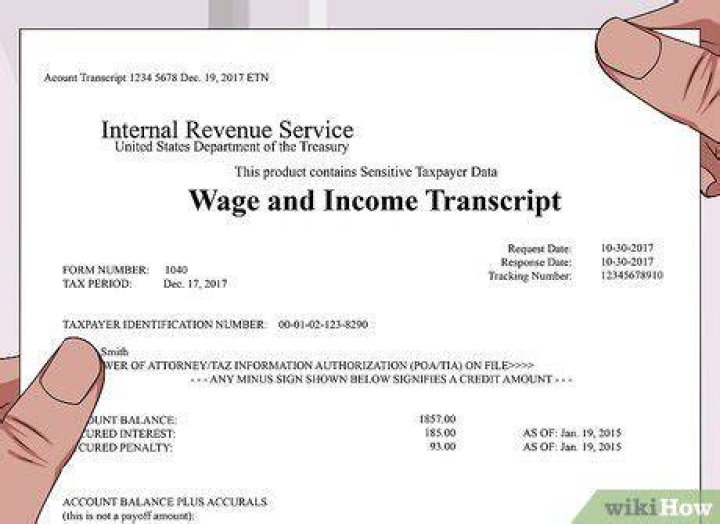 How do I get my wage and income transcript in the mail?
