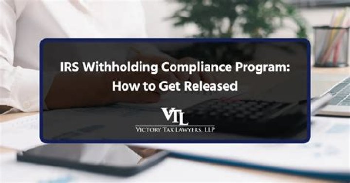 How do I get out of IRS withholding Compliance Program?