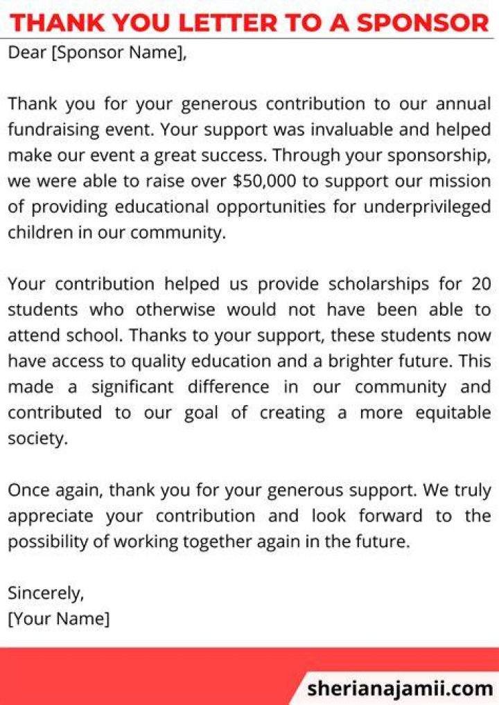 How do I get someone to sponsor my education?