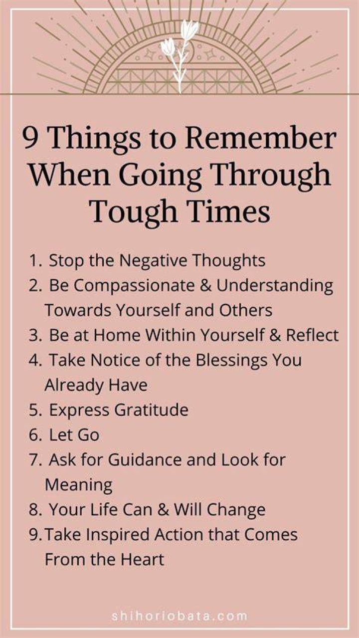 How do I get through tough times where do I find comfort?