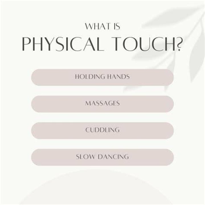 How do I give myself a physical touch?