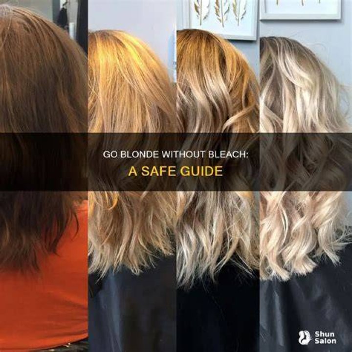 How do I go blonde without bleach?