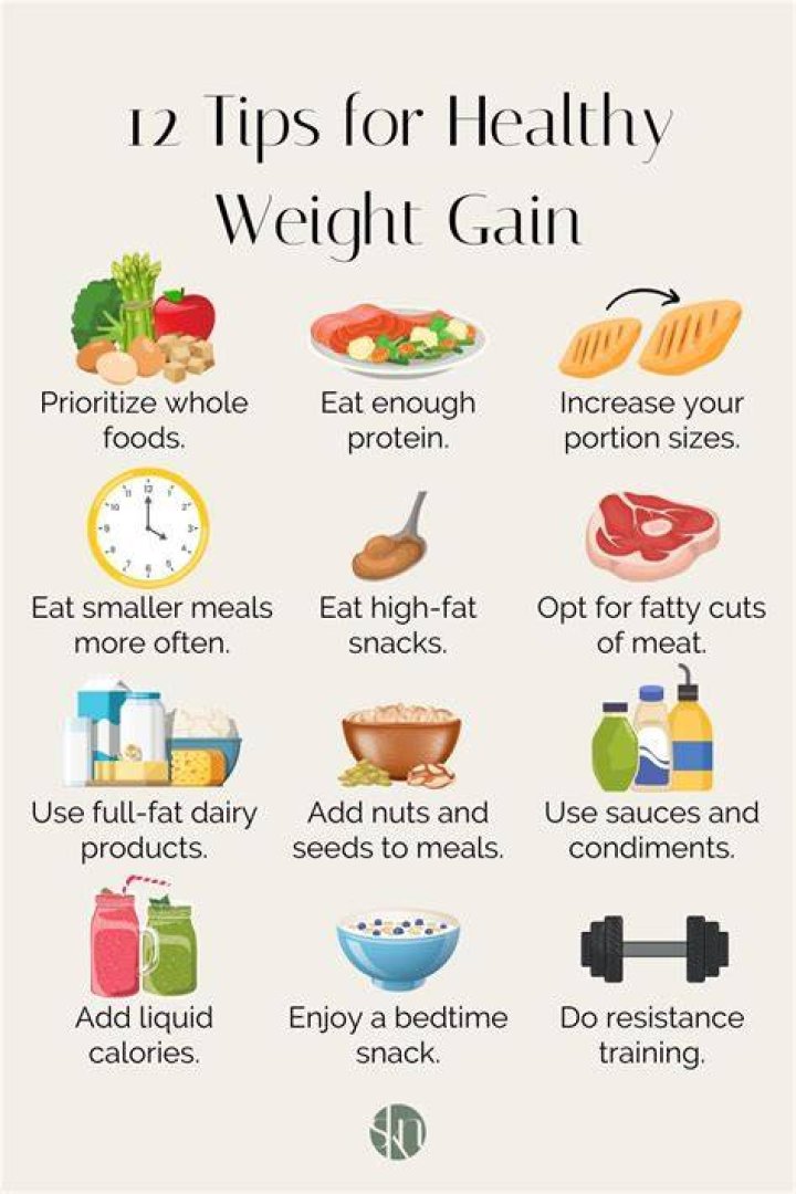 How do I help my wife gain weight?