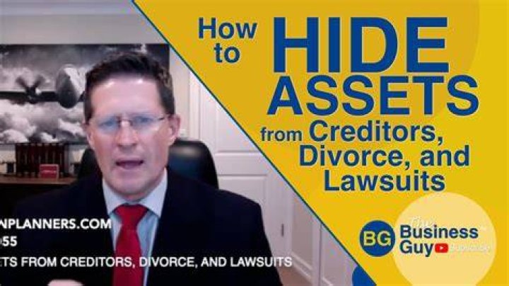 How do I hide assets from creditors?