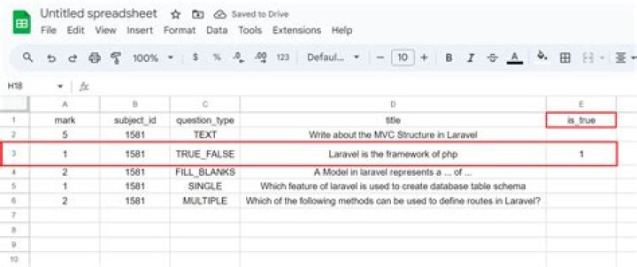 How do I import a question from spreadsheet into Quizizz?