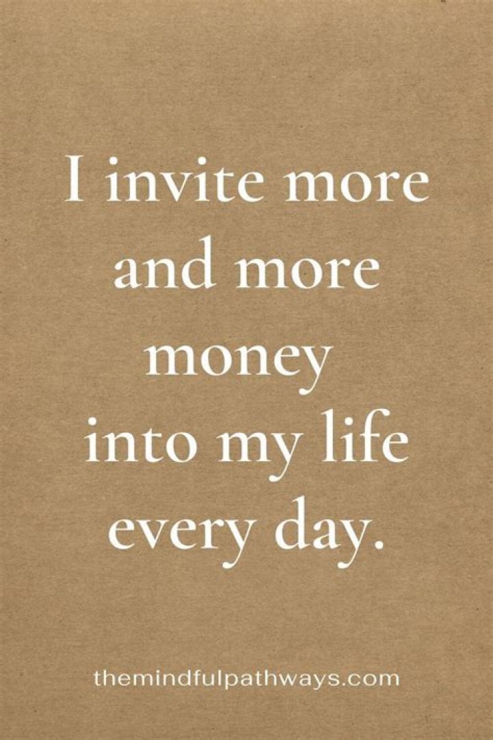 How do I invite money to my life?