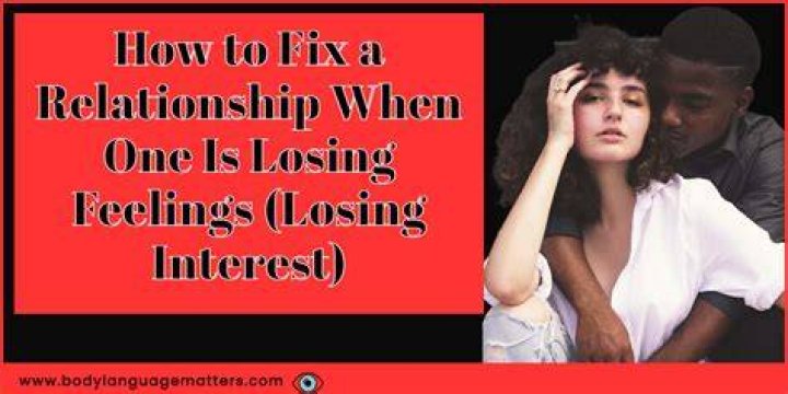 How do I know I'm losing feelings?