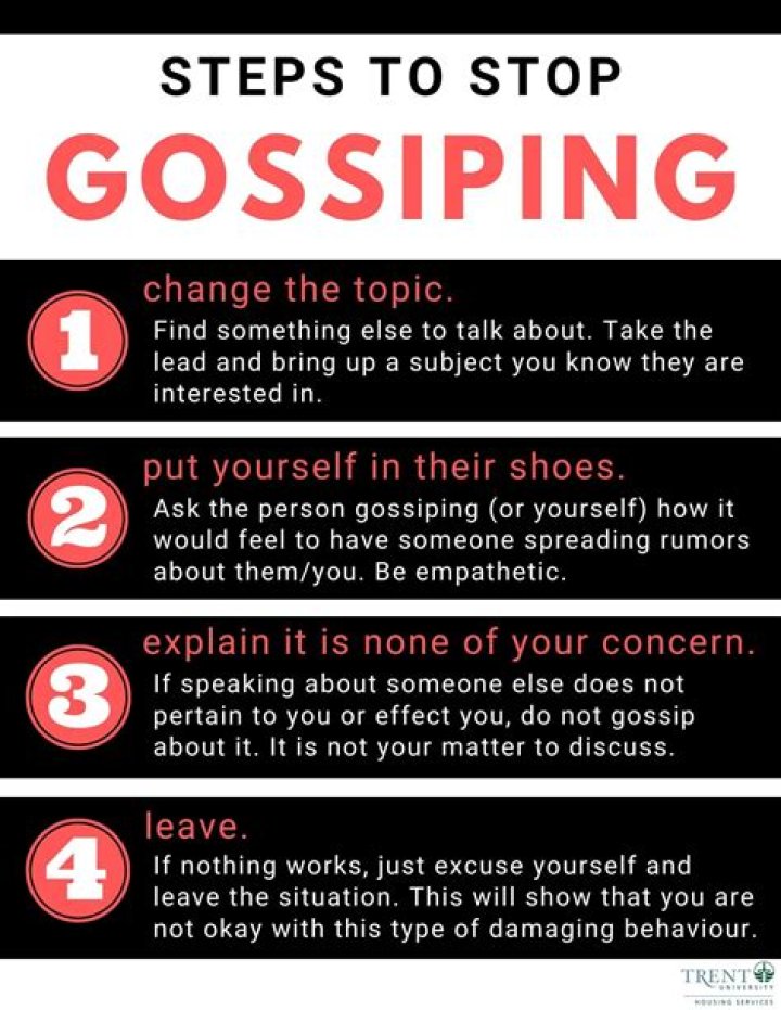 How do I know if I'm gossiping?