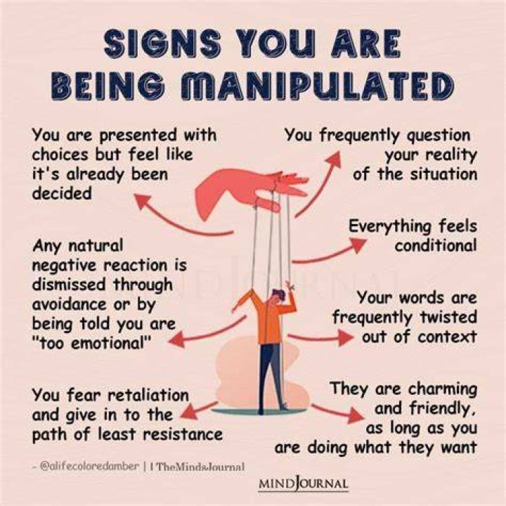 How do I know if I am being manipulated?