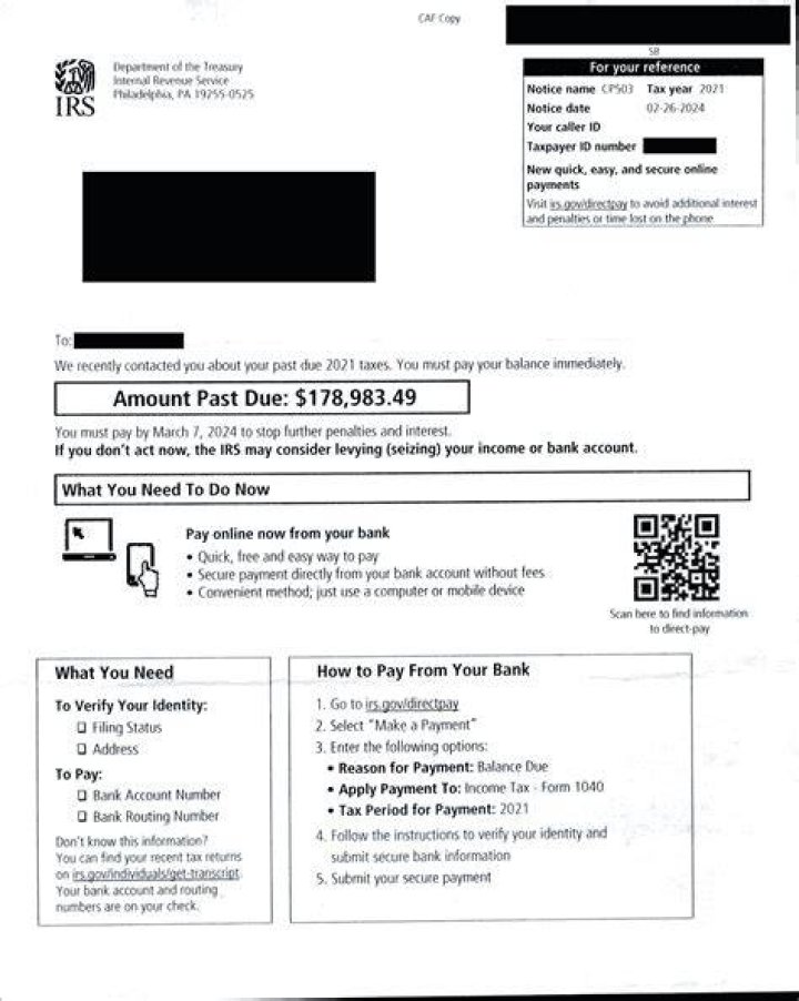 How do I know if I have a debt with the IRS?