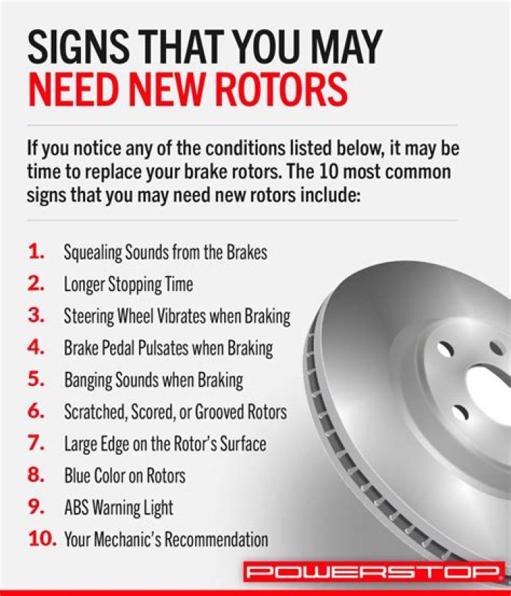 How do I know if I need brakes or rotors?