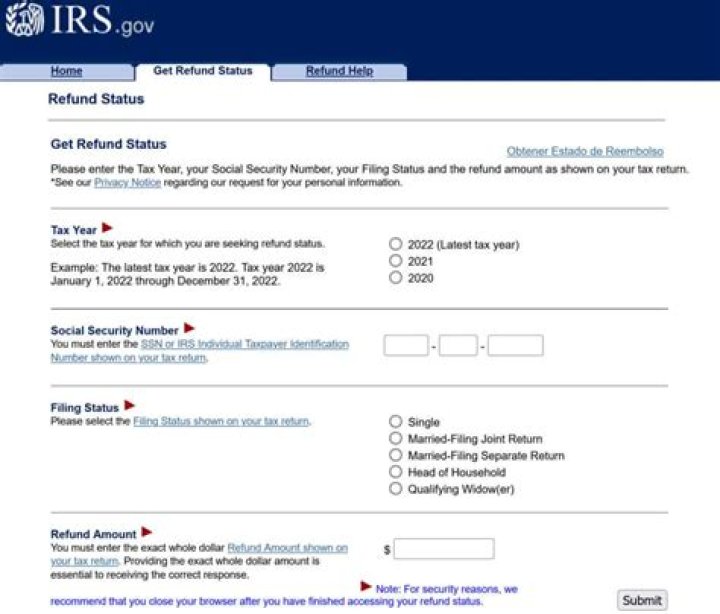 How do I know if Im getting my federal tax refund?