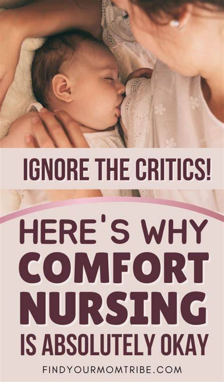 How do I know if my baby is comfort nursing?