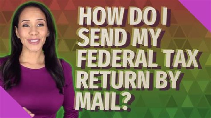 How do I know if my federal tax return was received by mail?