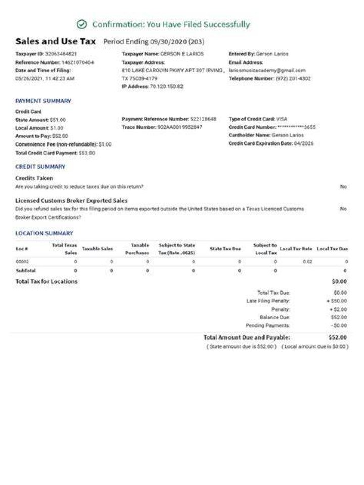 How do I know if my taxes were Efiled?