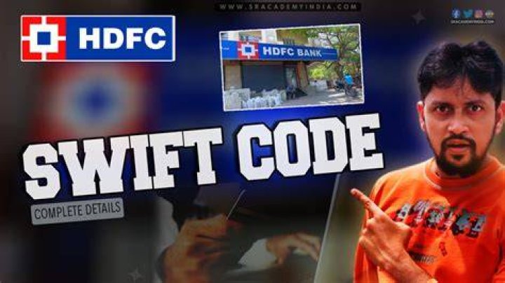 How do I know my HDFC SWIFT code?