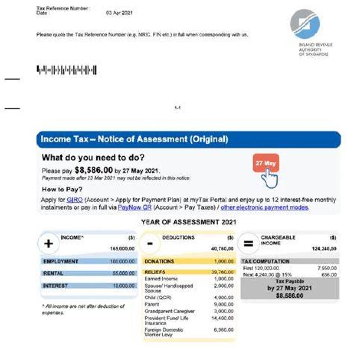 How do I know my tax assessment year?