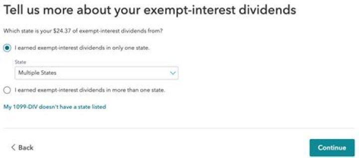 How do I know what state my exempt interest dividends are from?
