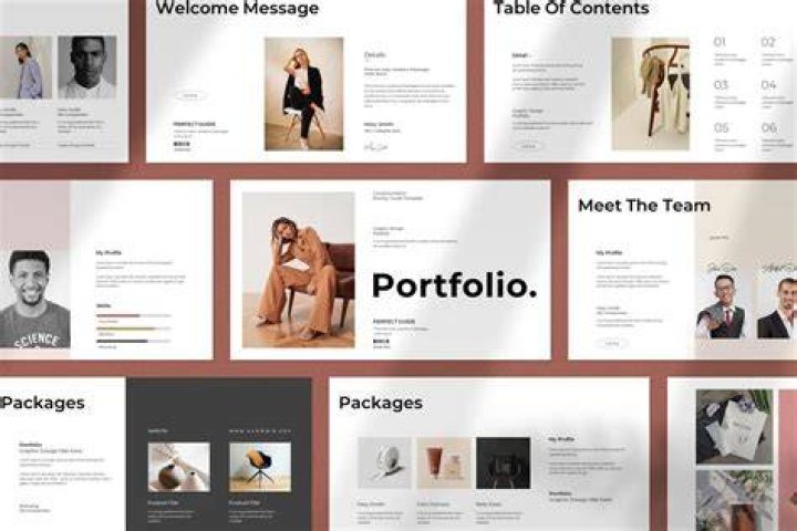 How do I make a portfolio presentation?