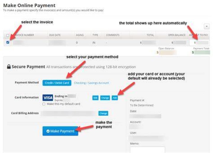 How do I make an automatic payment to someone?