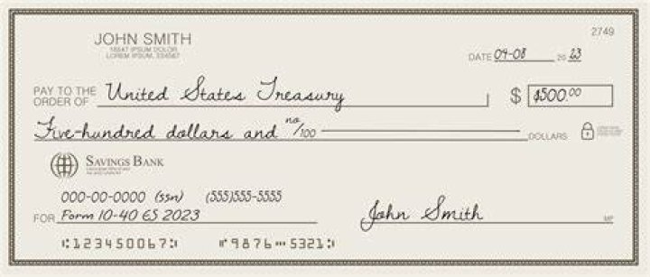 How do I make out a check to the IRS?