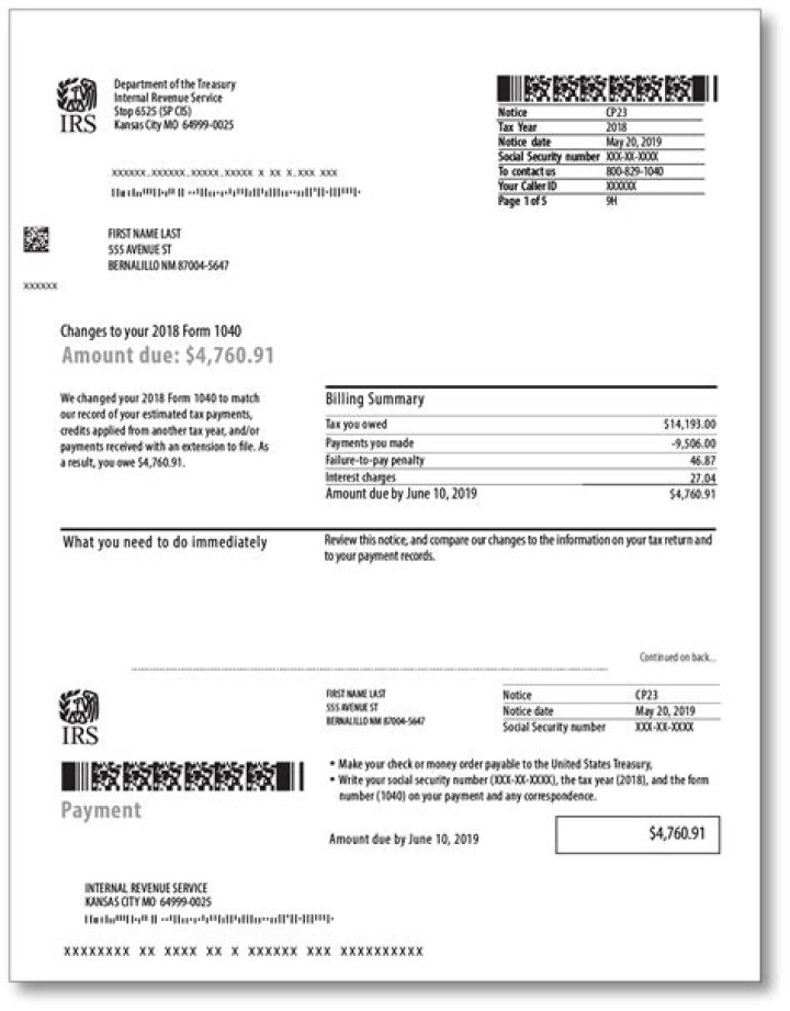 How do I pay IRS cp23 online?